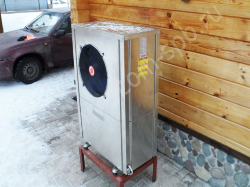 12Kw Stainless steel EVI heat pump in Russia