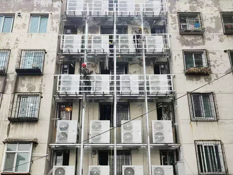 200 sets EVI 18KW room heating heat pump for Hebei government “Coal to electricity” project.