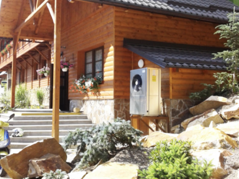 KF240-B air to water heat pump in Finland