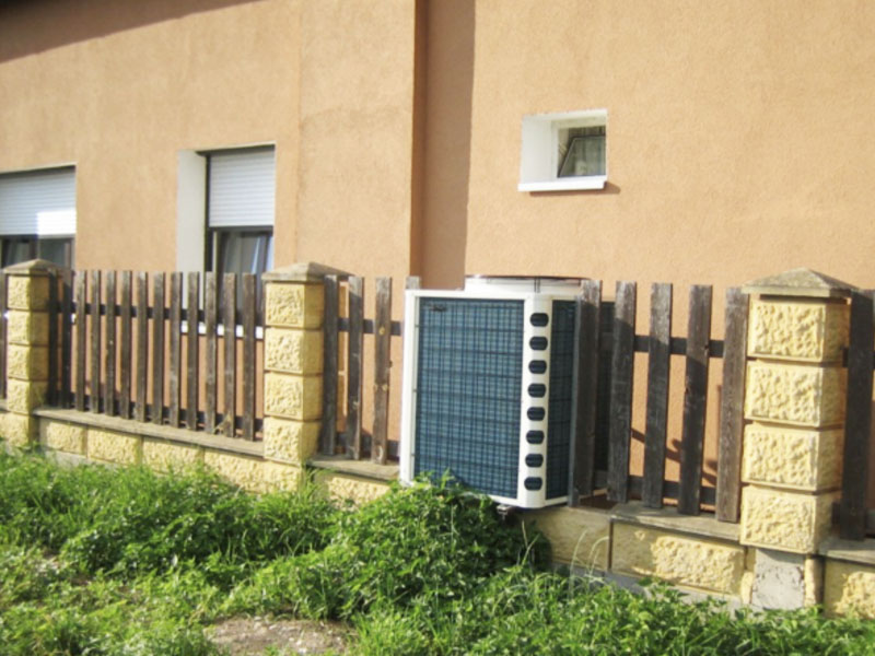 Top discharging 18Kw direct heating heat pump in New Zealand